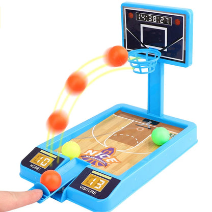 Mini Basketball Shooting Sports Games Children Play Sets Hoop 3-Ball Interactive Kids Board Game Desktop Ball For Children Toy