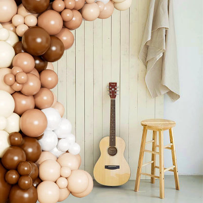 Brown Balloons Garland Arch Kit Birthday Party Decoration Kids Wedding Birthday Party Supplies Baby Shower Decor Latex Balloons