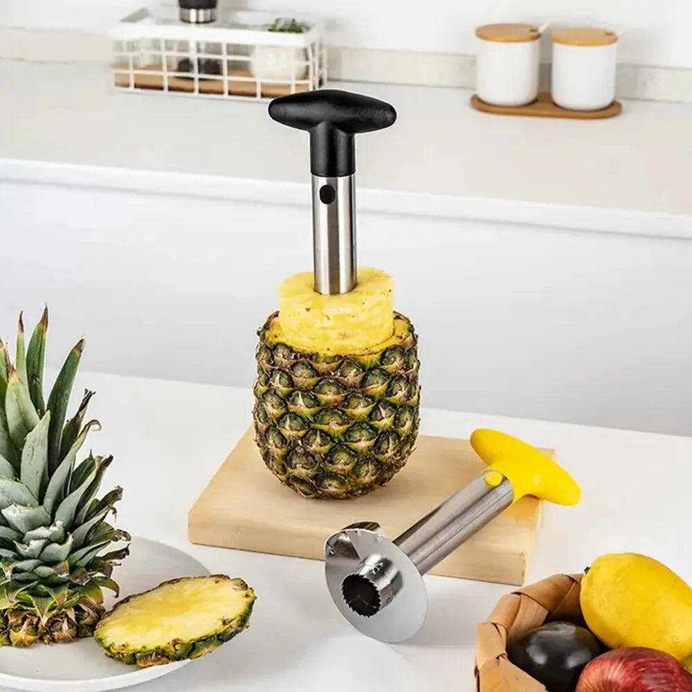 1PCS Spot Stainless Steel Pineapple Peeler Pineapple Corer Slicer Fruit Cutter Easy Slicer Peeler Kitchen Gadget Delivery Fast